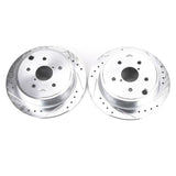 Power Stop 15-19 Subaru WRX Rear Evolution Drilled & Slotted Rotors - Pair JBR1701XPR