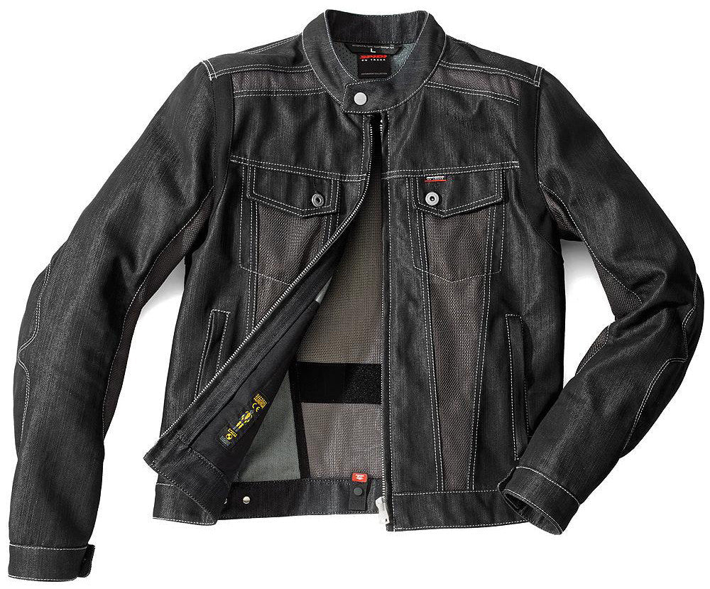 SPIDI Jkt Jk Net Blk/Gry Lg T172C-341-L