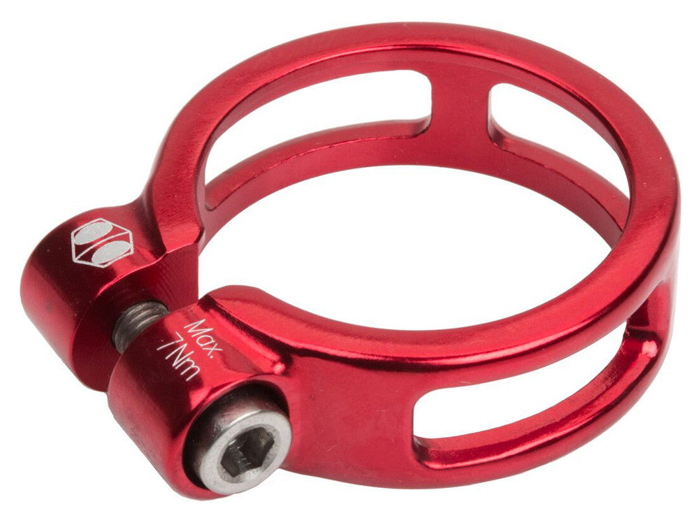 BOX Helix Qr Seat Clamp 34.9mm Red BX-SC140Q349-RD
