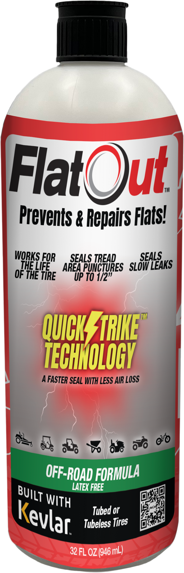 Flat Out Tire Sealant 32oz 8/Case 22128