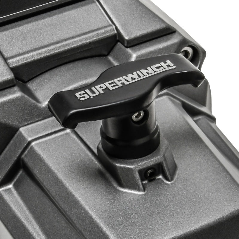 Superwinch 12000 LBS 12V DC 3/8in x 85ft Wire Rope SX 12000 Winch - Graphite 1712200