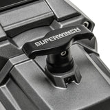 Superwinch 12000 LBS 12V DC 3/8in x 85ft Wire Rope SX 12000 Winch - Graphite 1712200
