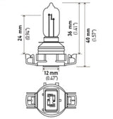 Hella H16/9009 12V 35W Xenon White XB Bulb (Pair) LAH71071282