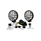 KC HiLiTES Apollo Pro 6in. Halogen Light 100w Spot Beam (Pair Pack System) - Black 9150