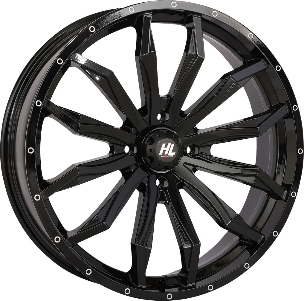 HIGH LIFTER Wheel - HL21 - Front/Rear - Gloss Black - 22x7 - 4/156 - 4+3 (+10 mm) 22HL21-1256