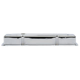Edelbrock Valve Cover Signature Series Chevrolet 1959-1986 262-400 CI V8 Low Chrome 4449