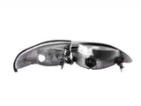 ANZO 1994-1998 Ford Mustang Crystal Headlights Chrome 121262