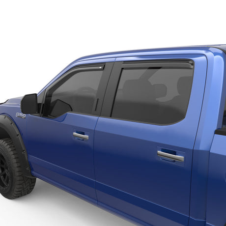 EGR 15+ Ford F150 Super Cab In-Channel Window Visors - Set of 4 (573471) 573471