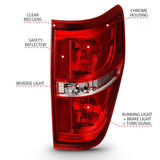 ANZO 2009-2014 Ford F-150 Euro Taillight Red/Clear (W/O Bulb) 311299