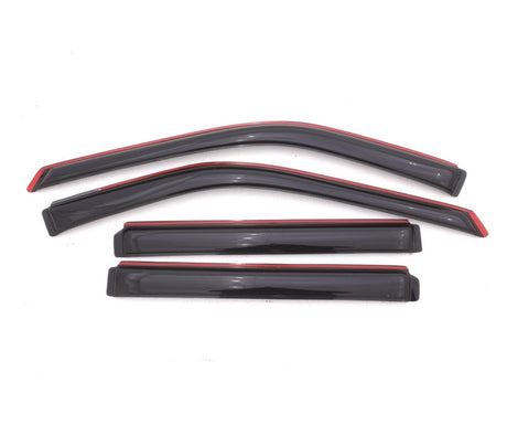 AVS 11-18 Ford Explorer Ventvisor In-Channel Front & Rear Window Deflectors 4pc - Smoke 194293