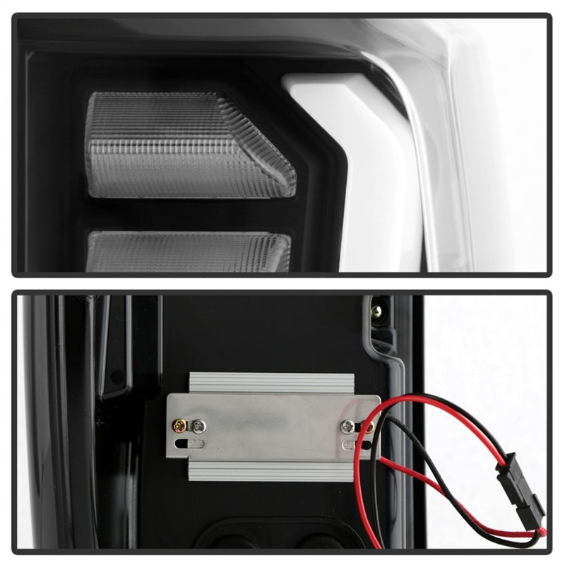 Spyder GMC Sierra 19-20 Incandescent Bulb Model Only LED Tail Lights - Black ALT-YD-GS19-LED-BK 5000286