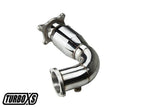 Turbo XS 2015+ Subaru WRX Front Pipe w/ Catalytic Converter W15-FP-1C