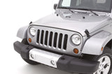AVS 07-18 Jeep Wrangler Unlimited Aeroskin Low Profile Hood Shield - Chrome 622060
