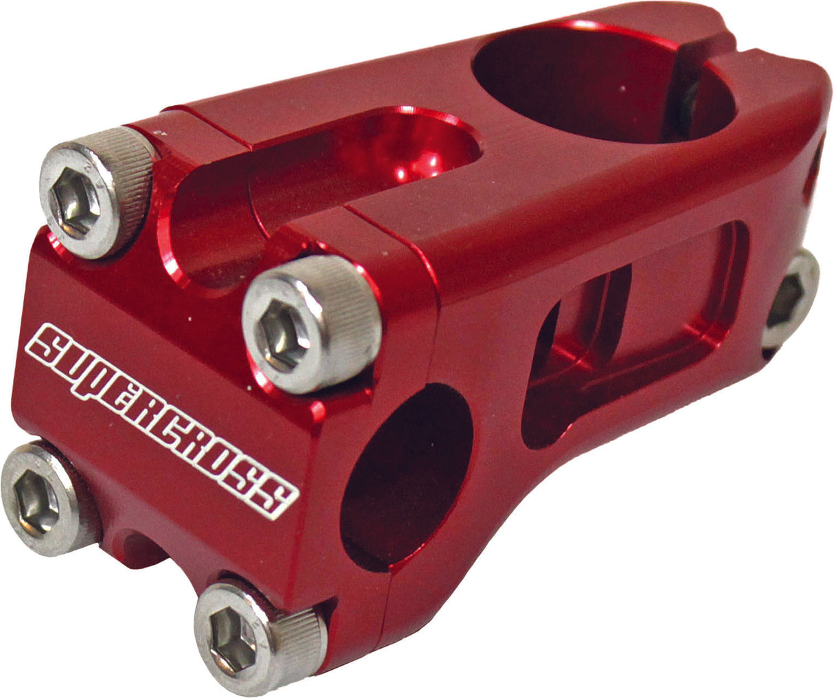 SUPERCROSS Racerhead Fl Stem Red 1-1/8"X48mm RH-48-RED