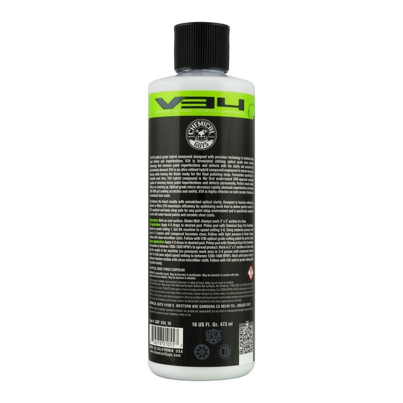 Chemical Guys V34 Optical Grade Hybrid Compound - 16oz GAP_V34_16
