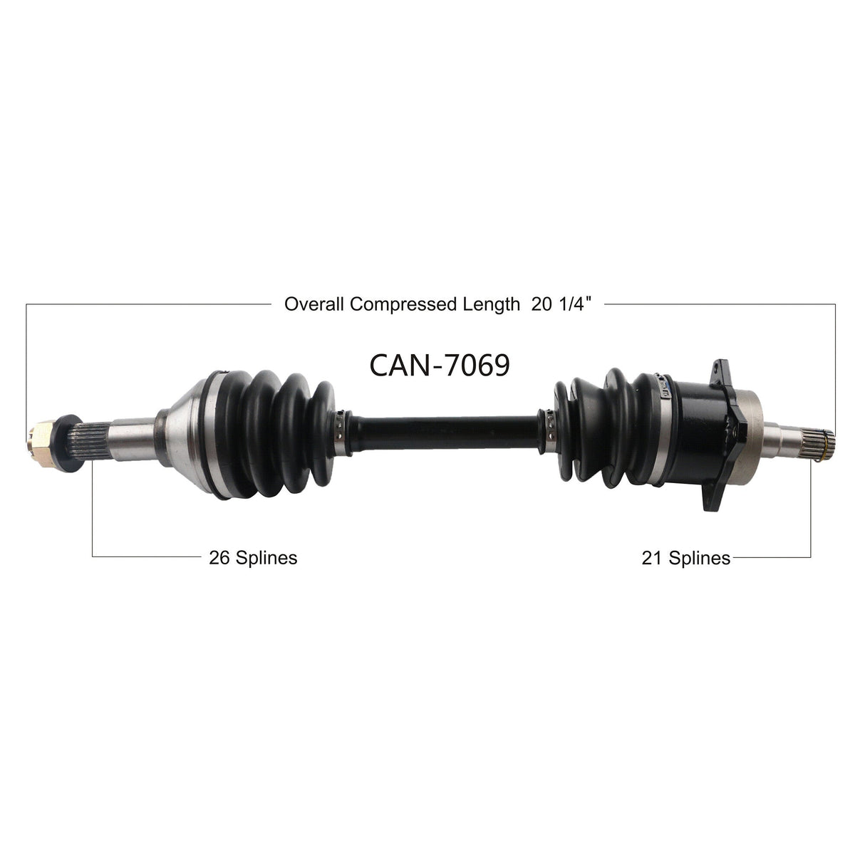 OPEN TRAILOe 2.0 Axle Front LeftCAN-7069