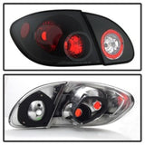 Spyder Toyota Corolla 03-08 Euro Style Tail Lights Black ALT-YD-TC03-BK 5007339