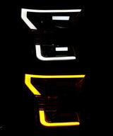 AlphaRex 15-17 Ford F-150 PRO-Series Proj Headlights Plank Style Gloss Blk w/Activ Light/Seq Signal 880158