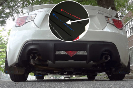 Rally Armor 13-17 Subaru BRZ / Scion FR-S Black UR Mud Flap w/ Blue Logo MF23-UR-BLK/BL