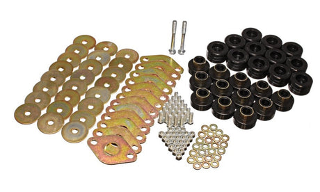Energy Suspension Body Mount Set W/Hardware - Black 2.4109G