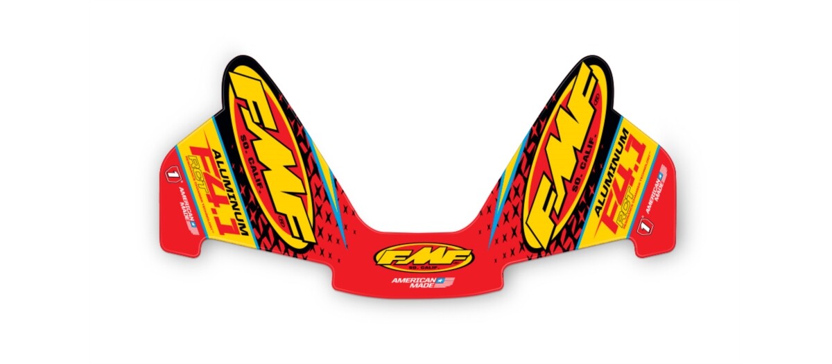 FMF 4.1 Aluminum Rct Wrap Decal 14820