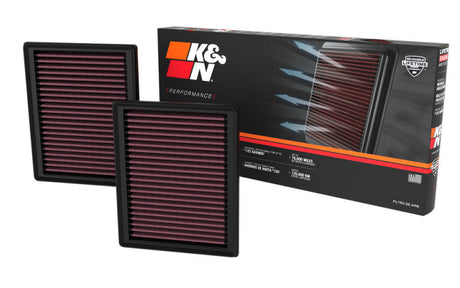 K&N 2023 Nissan Z 3.0L V6 Replacement Air Filter (Includes 2 Filters) 33-5135