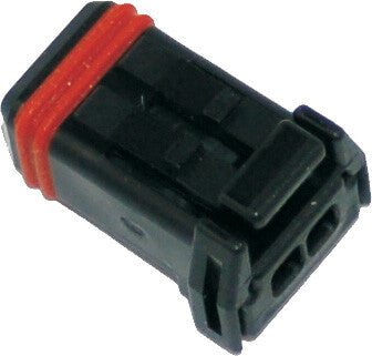 NAMZ CUSTOM CYCLEMx-1900 2-Pin Black Socket Housing Hd# 72906-11NJ-2S51