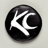 KC HiLiTES 6in. Round Soft Cover (Pair) - Black w/Yellow KC Logo 5102