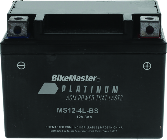 BikeMaster AGM Battery - MS12-4L-BS 780731