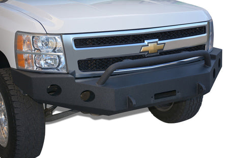 DV8 Offroad 07-13 Chevrolet Silverado 1500 Front Bumper - Black Powdercoat FBCS1-01