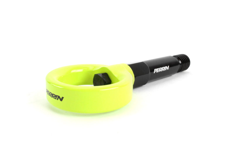 Perrin 2020 Toyota Supra Tow Hook Kit (Front) - Neon Yellow PTP-BDY-230NY
