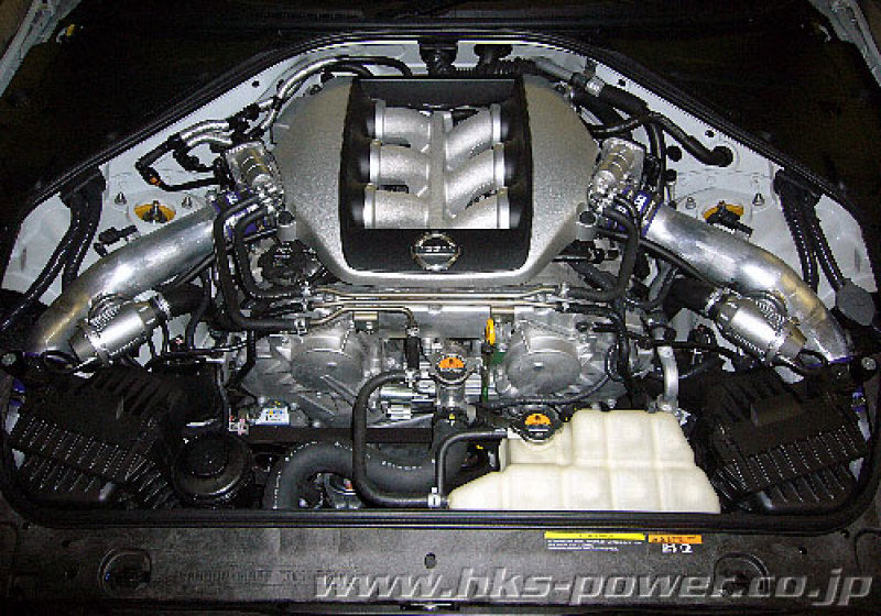 HKS 09-10 GT-R R35 SSQV4 BOV Kit Includes 2 SSQV & Polished Aluminum Pipes 71008-AN027