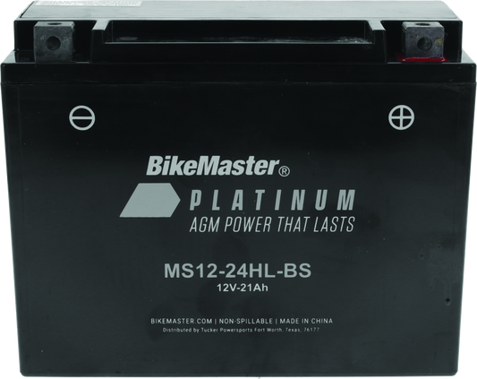 BikeMaster AGM Battery - MS12-24HL-BS 780765