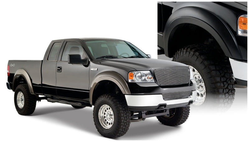 Bushwacker 04-08 Ford F-150 Styleside Extend-A-Fender Style Flares 4pc 66.0/78.0/96.0in Bed - Black 20915-02