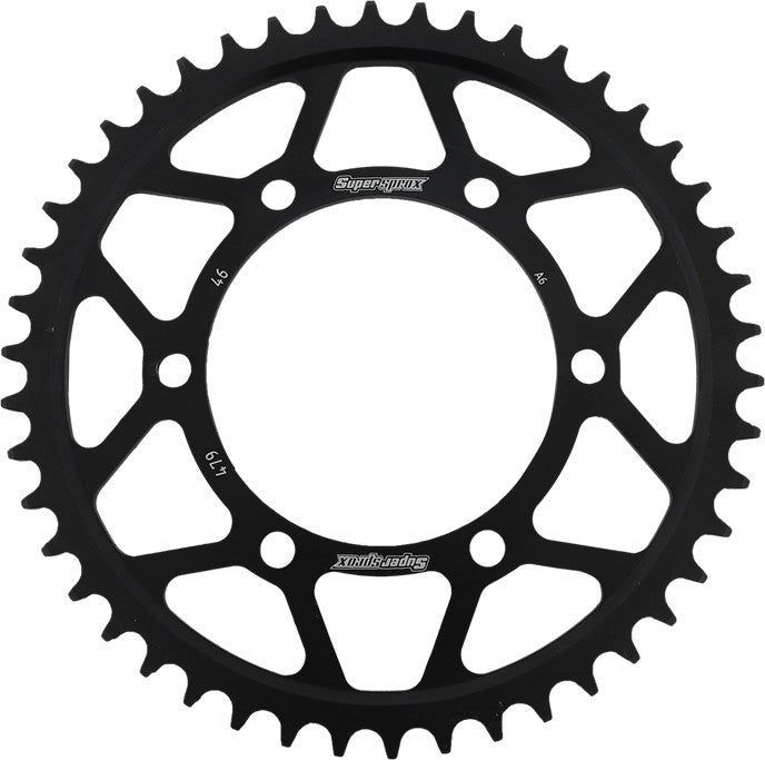 SUPERSPROX Rear Sprocket Steel 46t-530 Blk Yam RFE-479-46-BLK