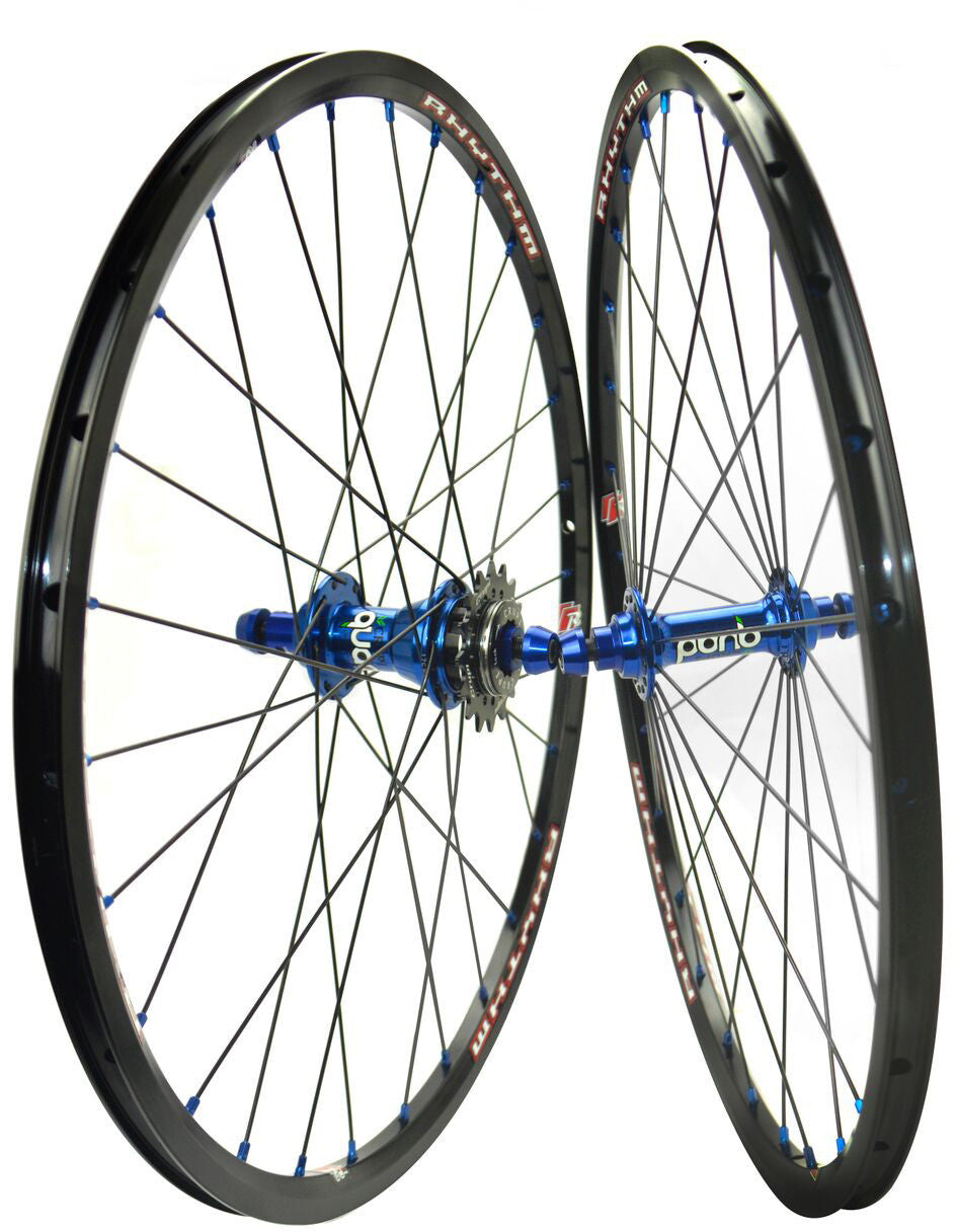 CRUPI Rhythm Pro 20x1.75 Wheel Black/Blue Quad Hub W/ 16 Cog 38043
