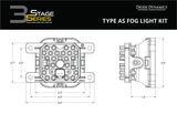 Diode Dynamics SS3 Pro Type AS Kit - Yellow SAE Fog DD6347