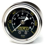 GFB Fuel Pressure Gauge (Suits 8050/8060) 40mm 1-1/2in 1/8MPT Thread 0-120PSI 5730
