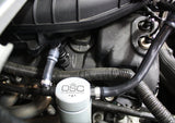 J&L 11-17 Ford Mustang V6 Passenger Side Oil Separator 3.0 - Clear Anodized 3014P-C