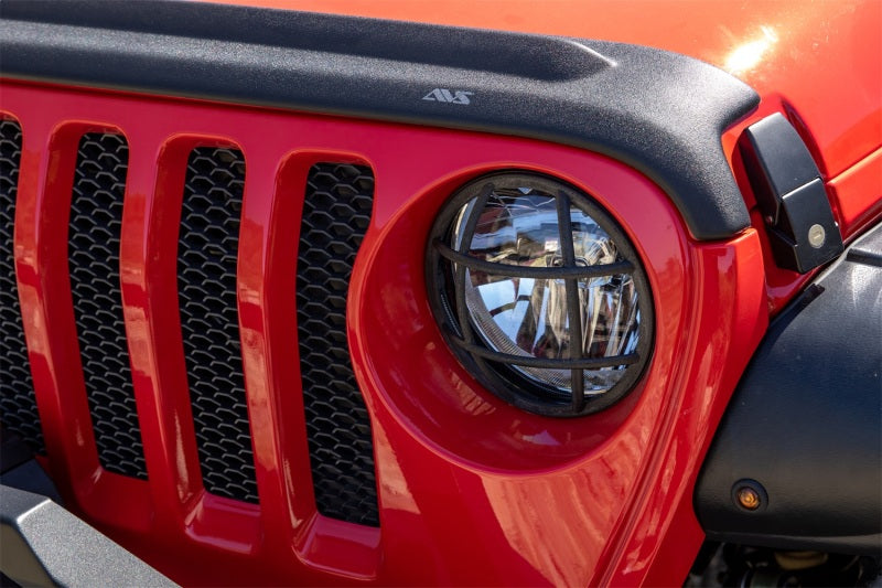 AVS 2018+ Jeep Wrangler (JL) 2dr/4dr Aeroskin Low Profile Acrylic Hood Shield - Smoke 322156