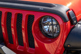 AVS 2018+ Jeep Wrangler (JL) 2dr/4dr Aeroskin Low Profile Acrylic Hood Shield - Smoke 322156