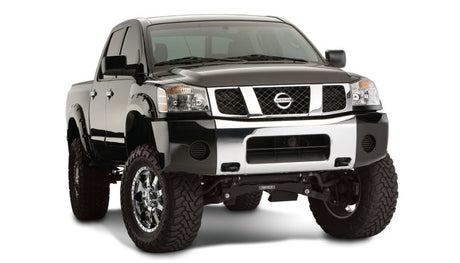 Bushwacker 04-15 Nissan Titan Pocket Style Flares 4pc 67.1/78.9/84/96in - Black 70907-02