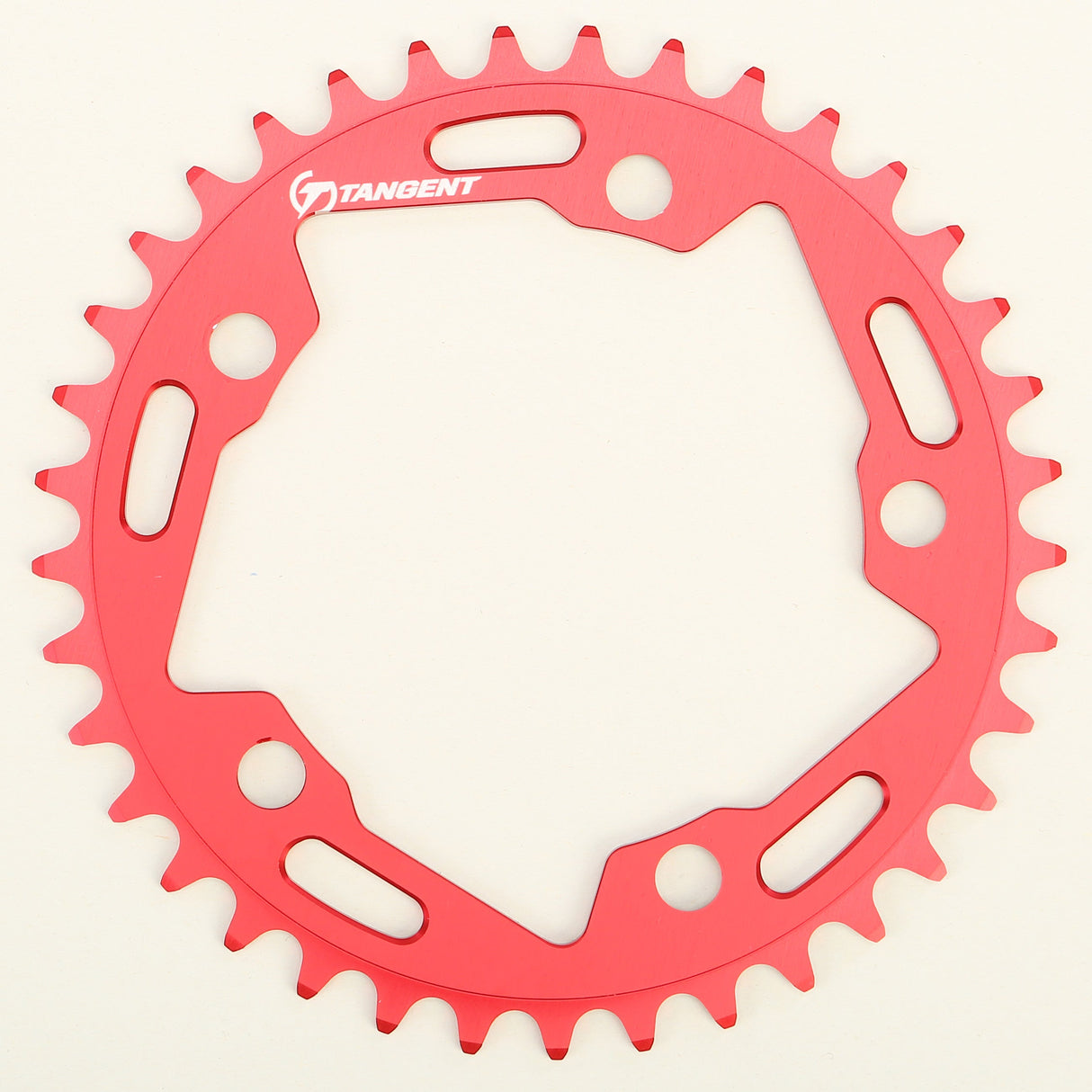 TANGENT 5-Bolt Chain Ring 37 Red 2016 27-2537R