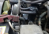 J&L 95-04 Toyota Tacoma/4Runner 3.4L Driver Side Oil Separator 3.0 - Black Anodized 3101D-B