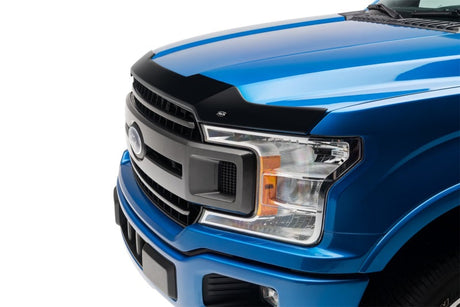 AVS 15-18 Ford F-150 Aeroskin Low Profile Acrylic Hood Shield - Smoke 322096