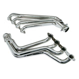 BBK 10-15 Camaro LS3 L99 Long Tube Exhaust Headers With Converters - 1-3/4 Chrome 4021