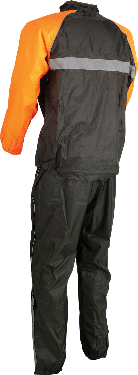 Z1R 2-Piece Rainsuit - Black/Orange - Medium 2851-0530