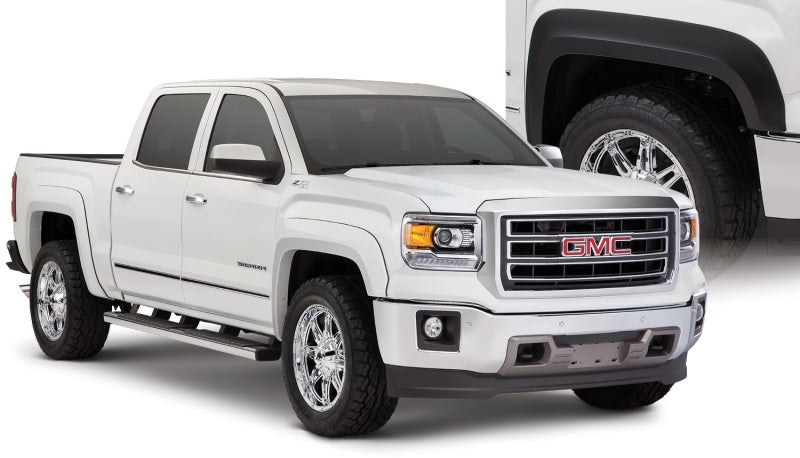 Bushwacker 14-15 GMC Sierra 1500 Extend-A-Fender Style Flares 4pc - Black 40961-02
