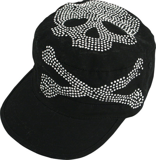 ZAN Highway Honeys Cap Black Skull Studs CPHH03