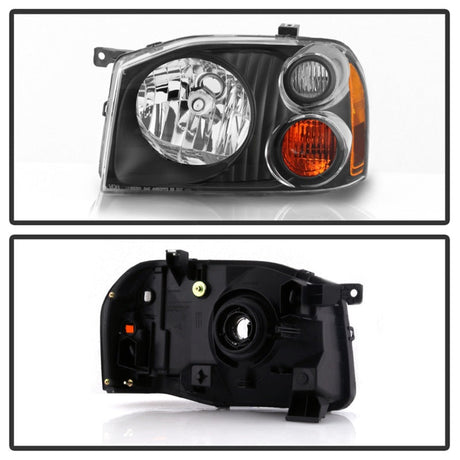 xTune 01-04 Nissan Frontier OEM Headlights - Black (HD-JH-NF01-AM-BK) 9042768